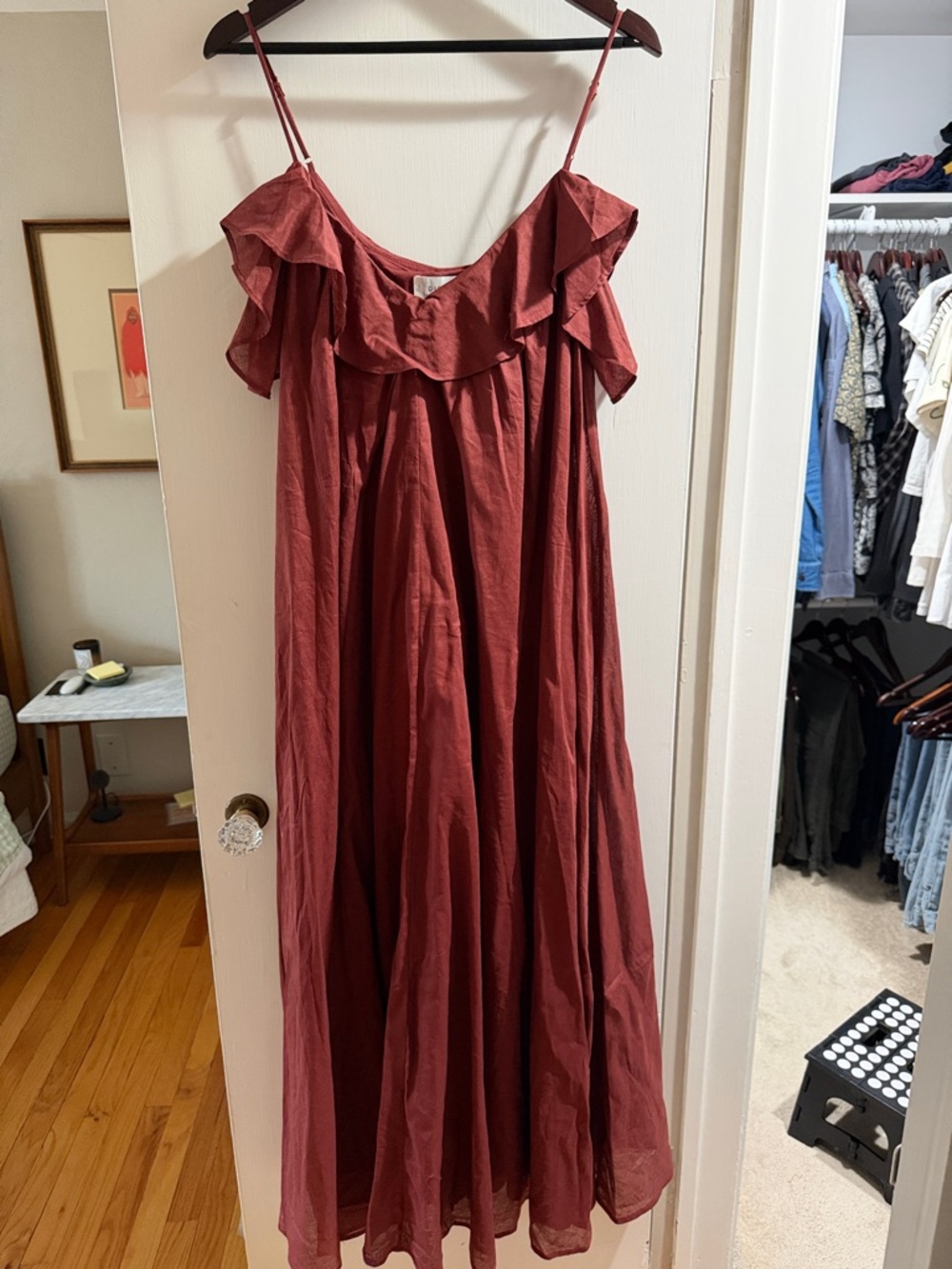 DISSH Capri Sahara Linen Blend Maxi Dress - Picture 4 of 6